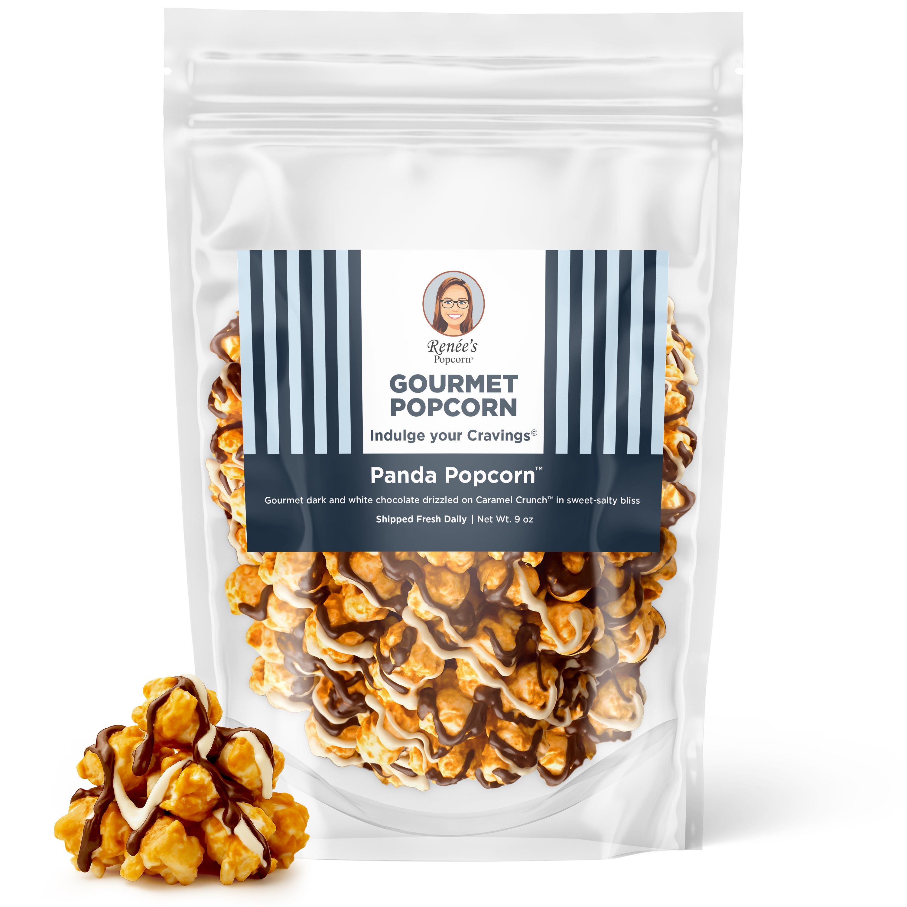 pocoran商品 Panda Popcorn™ Connoisseur Popcorn 9oz Bag – Renée's Popcorn