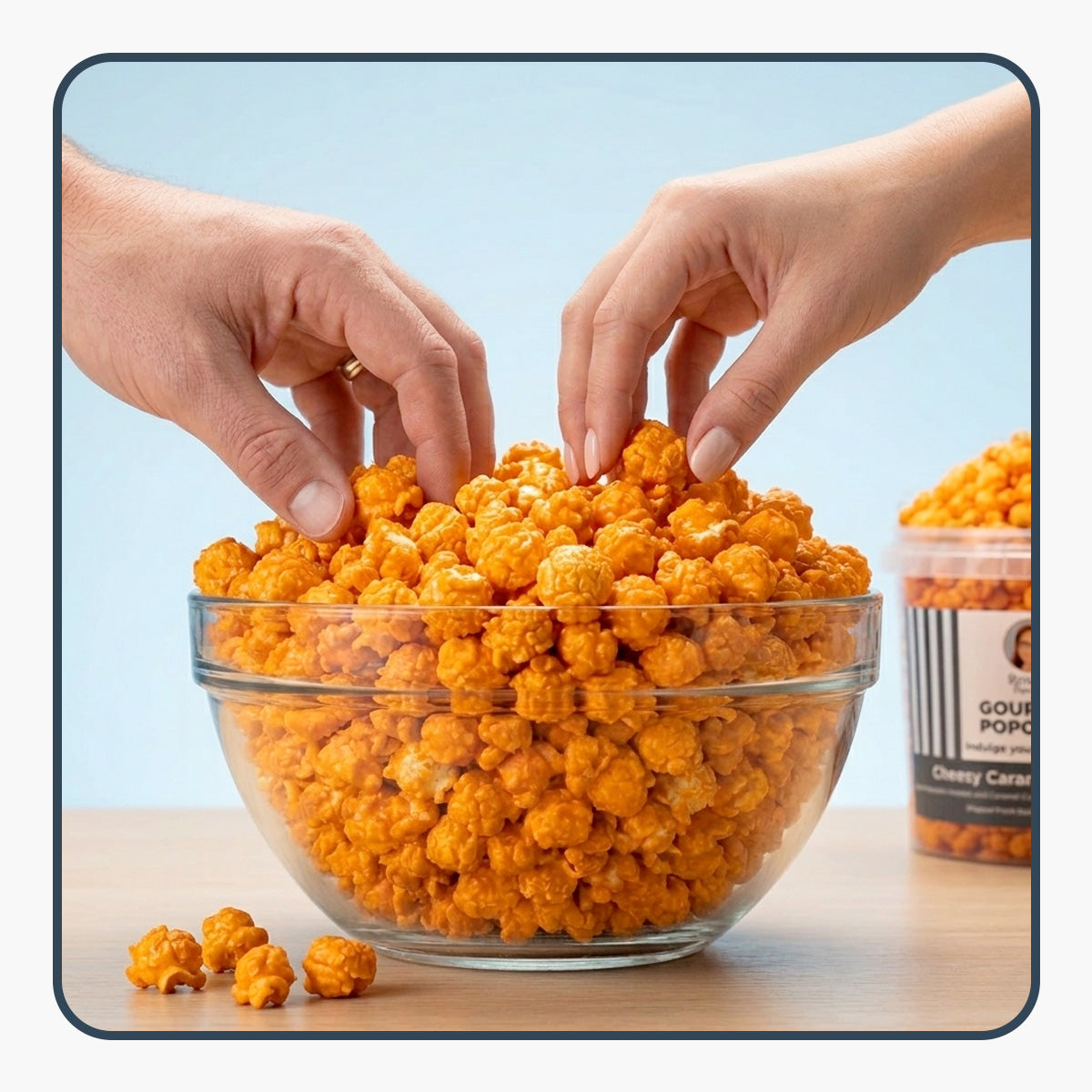 White Cheddar Collision™ Connoisseur Popcorn 1.1 Gallon Resealable